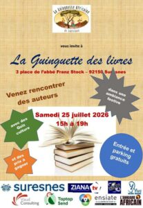 SURESNES (92) : 4EME PAGE DE LA GUINGUETTE DES LIVRES CE SAMEDI