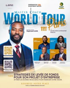 MASTER COACH WORLD TOUR A PARIS : RAPHAËL DJINE LANCE LA TOURNEE MONDIALE LE 11 OCTOBRE 2026